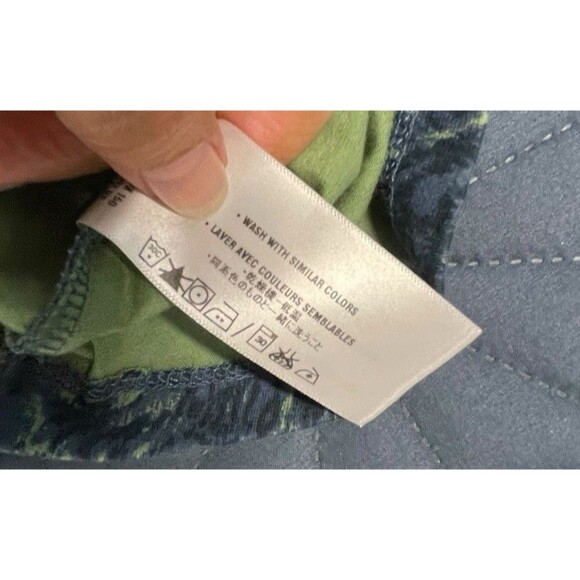 Patagonia Margot Paisley V Neck Dress Size Small Slim Fit Blue Green NWT - Picture 11 of 12